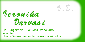 veronika darvasi business card